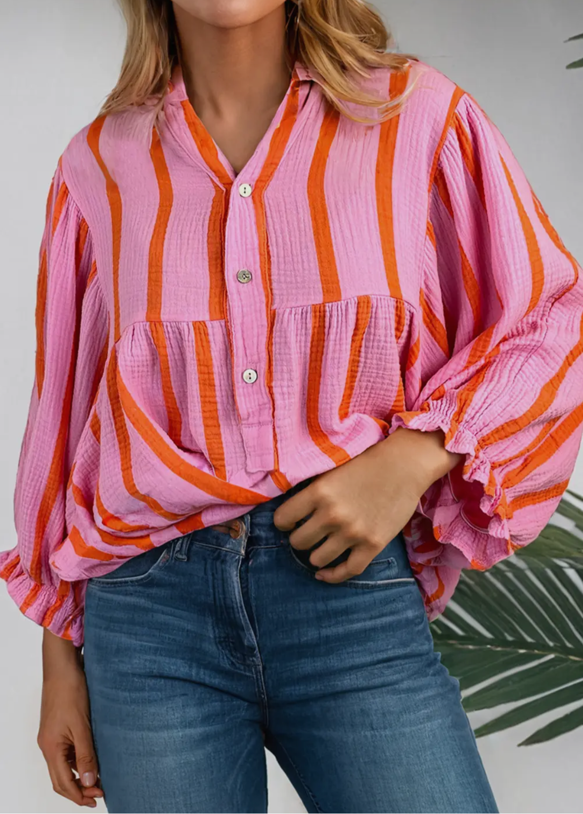 Striped Going Out Top